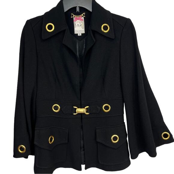 Yoana Baraschi Jackets & Blazers - Yoana Baraschi jacket blazer bell sleeves gold hardware